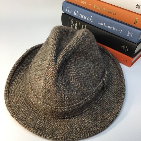 💥PRICE DROP💥Brown tweed wool fedora - Picture 3 of 7